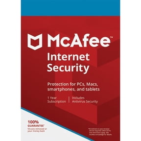 McAfee Internet Security 1-Year | 5- Device (Windows/Mac OS/Android/iOS)