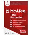 thumbnail image 1 of McAfee® Total Protection, Antivirus Security Software, 5 Devices, 1 Year Subscription – Product Key, 1 of 6
