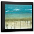 thumbnail image 1 of McAlpine, Heather 20x20 Black Modern Framed Museum Art Print Titled - Shoreline Memories II, 1 of 5