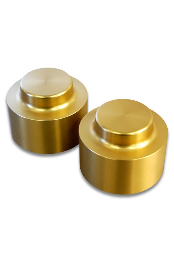 2" Rear Coil Spring Spacer Lift Set for Cars, Trucks & SUVs, 2-Pack, Gold Anodized