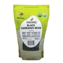 McCabe Organic Black Garbanzo Bean - Black Chickpeas | Rich with Fiber & Minerals | USDA and CCOF Certified | Packed in USA | 2Lbs