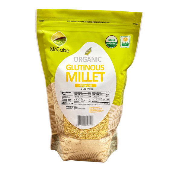 McCabe Organic Glutinous Millet -Rich with Fiber & Minerals | USDA and ...