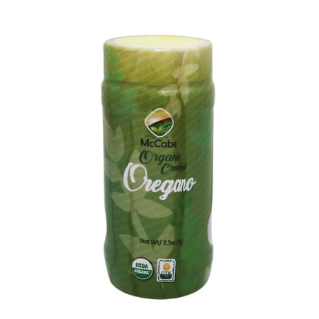 McCabe Organic Organic Crushed Oregano: Unleash the Aromatic Magic in Your Culinary Creations" 70g, USDA & CCOF Organic Certified, Packed in USA