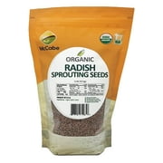 McCabe Organic Radish Sprouting Seeds - Radish Sprout Seeds | Rich with Fiber & Minerals | USDA and CCOF Certified | Product of USA | 1Lb