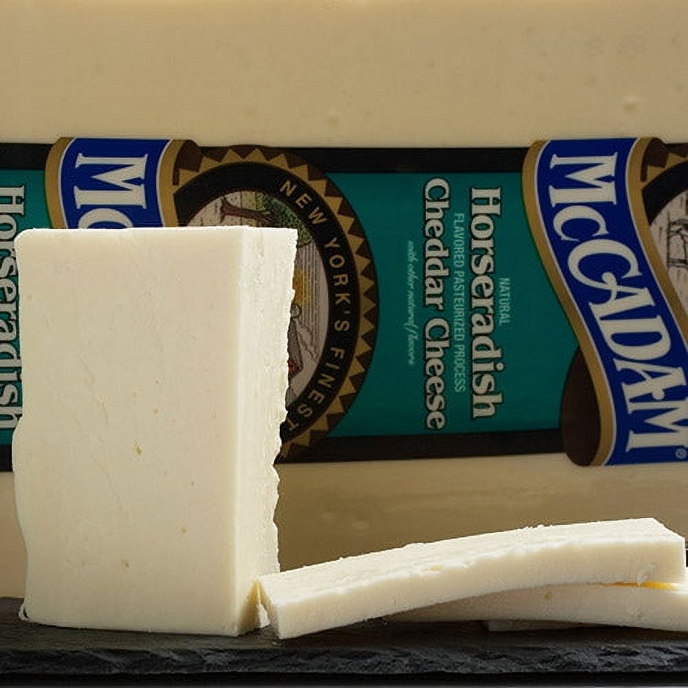 McCadam Horseradish Cheddar Whole Form (10 pound)