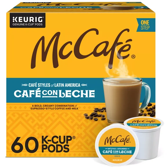 McCaf Caf Styles of Latin America Caf con Leche, 60 K-Cups
