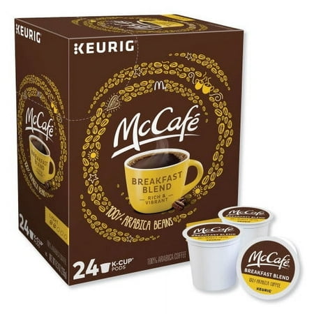 New McCafe Breakfast Blend K-Cup, 24/BX,Each