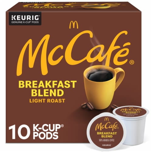 McCafe Breakfast Blend Light Roast K Cup Coffee Pods 24 Count