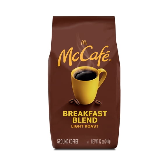 McCafe Breakfast Blend, Medium Roast, Ground Coffee, 12 oz