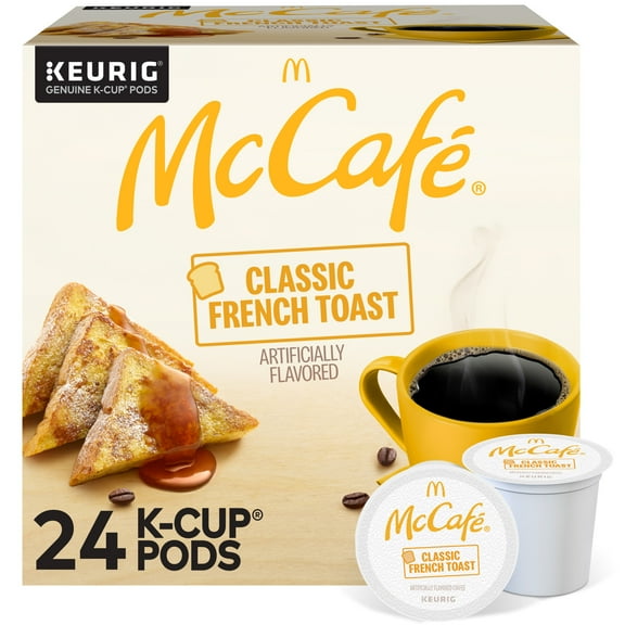 McCafe, Classic French Toast Light Roast K-Cup Coffee Pods, 24 Count