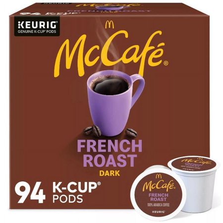 McCafe Coffee Single Serve K-Cup Pods, Dark French Roast (94 ct.)