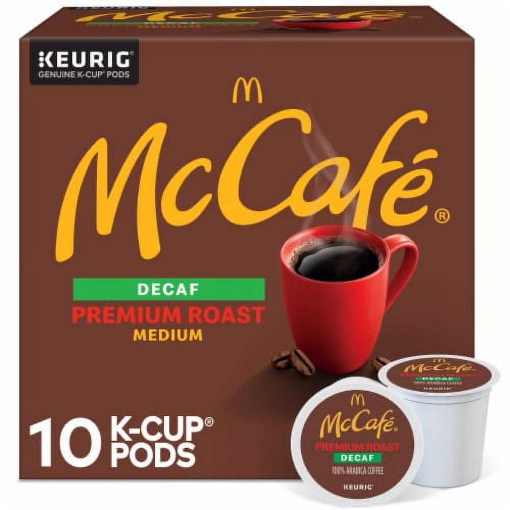 2X - McCafe Decaf Premium Roast Medium Roast K-Cup Coffee Pods