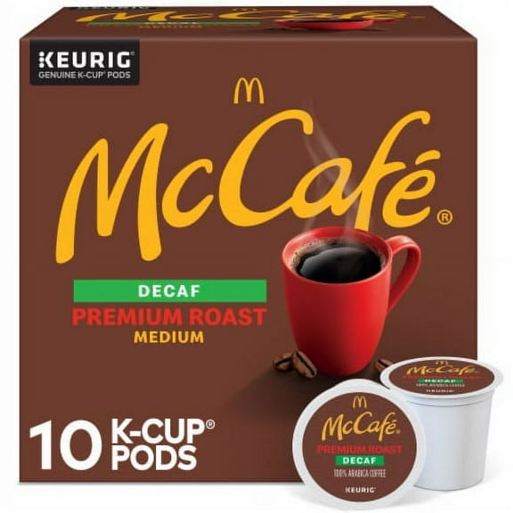 McCafe Decaf Premium Roast Medium Roast K-Cup Coffee Pods