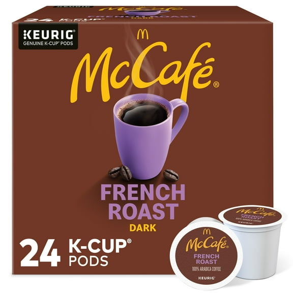 McCafe, French Dark Roast K-Cup Coffee Pods, 24 Count