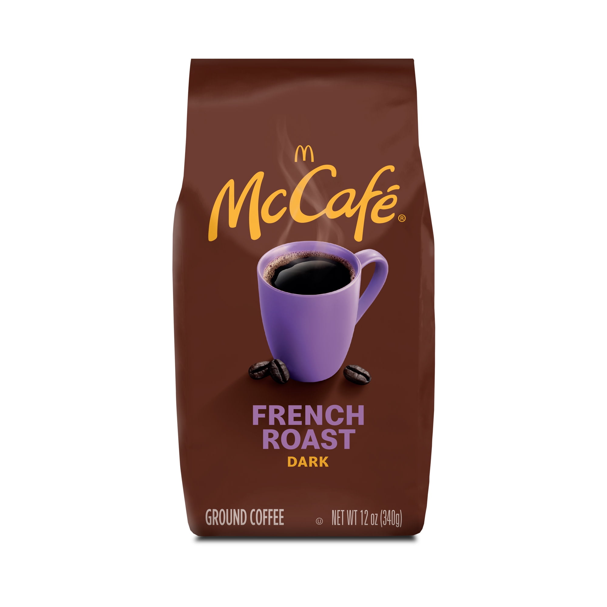 McCafe French Roast Ground Coffee, Dark Roast, 12 oz Bagged