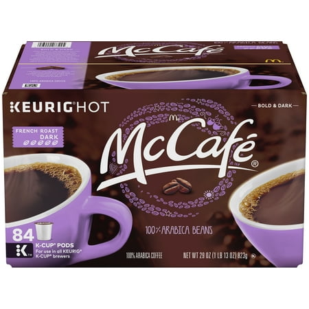 McCafe French Roast Keurig K Cup Coffee Pods, 84 ct Box