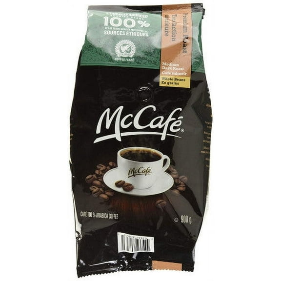 McCafe Medium Dark Premium Roast Whole Beans, 900g/31.7 oz