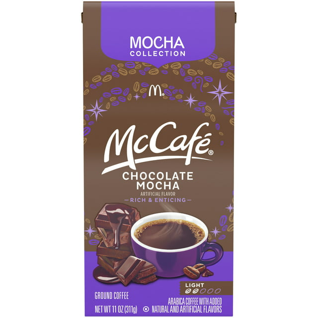 McCafe Mocha Magic Chocolate Mocha Ground Coffee, 11 oz Bag