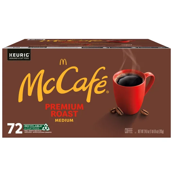 McCafe Premium Roast Coffee K-Cup Pod, 72-count