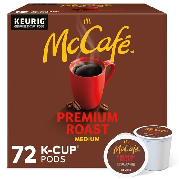 McCafe Premium Roast Coffee, Keurig Single-Serve K-Cup Pods, Medium Roast, 72 Count