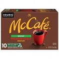 thumbnail image 1 of McCafe Premium Roast Decaf Coffee, Single Serve Keurig K-Cup Pods, Decaffeinated, 10 Count, 1 of 5