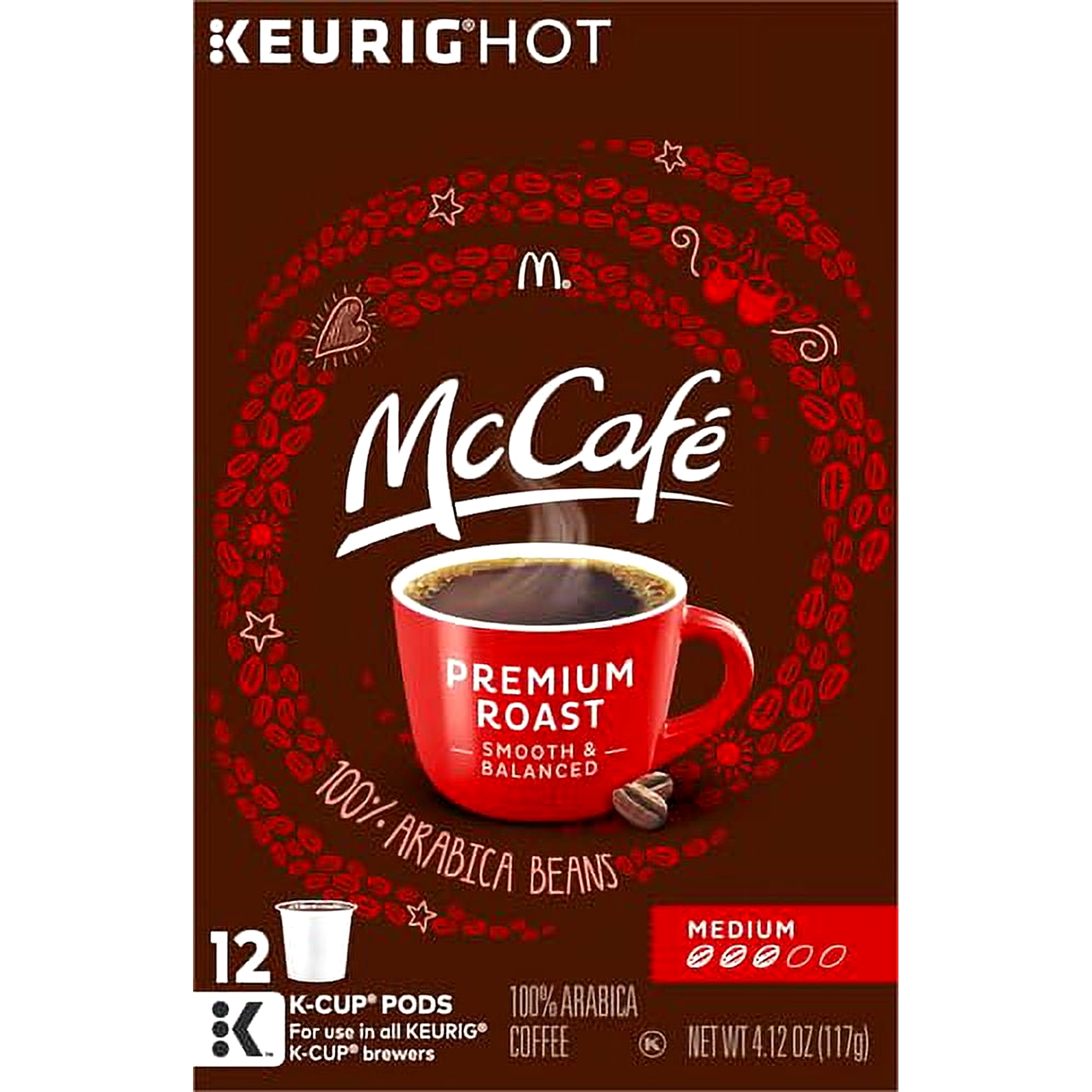 McCafe Premium Roast Keurig K Cup Coffee Pods (12 Count)