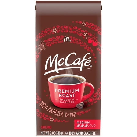 McCafe Premium Roast, Medium Roast, Ground Coffee, 12 oz