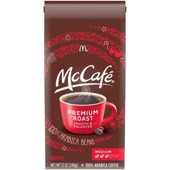 McCafe Premium Roast, Medium Roast, Ground Coffee, 12 oz