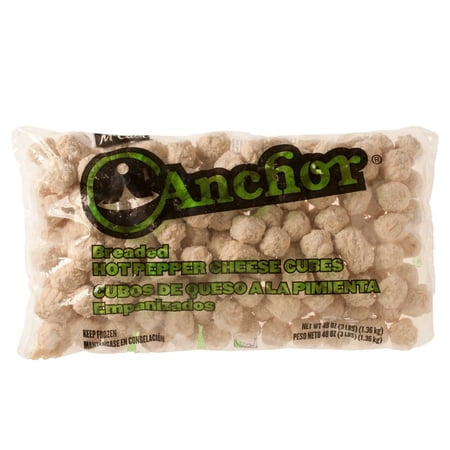McCain Anchor Breaded Hot Pepper Cheese Cube - Appetizer, 3 Pound -- 6 per Case.