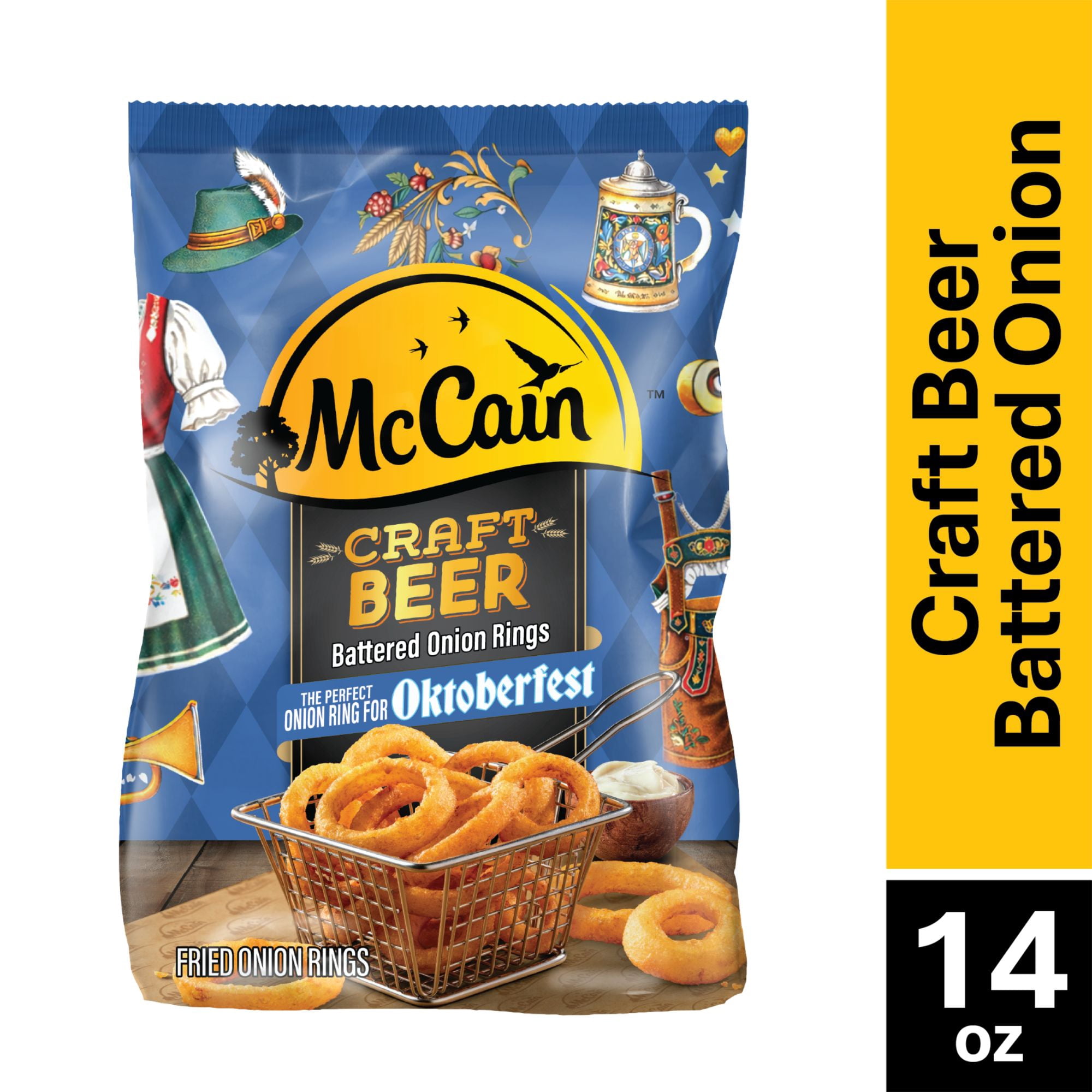 McCain Craft Beer Battered Onion Rings, 14 oz