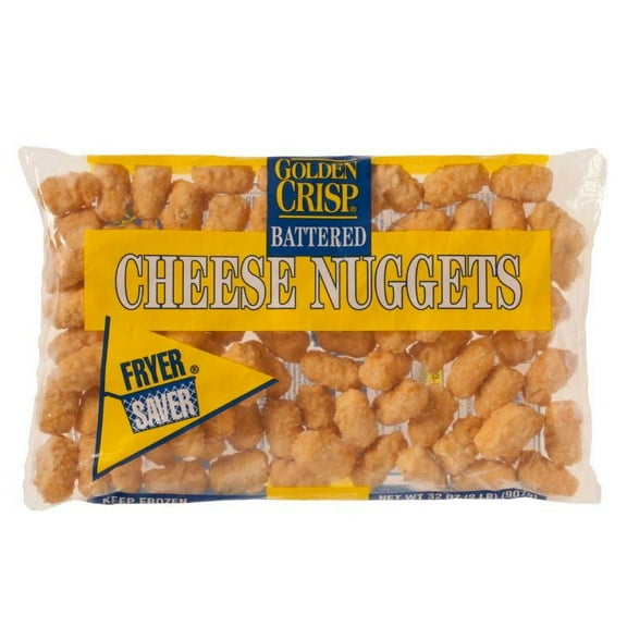 McCain Golden Crisp Fryersaver Battered Cheese Nugget - Appetizer, 2 Pound - 6 per case.