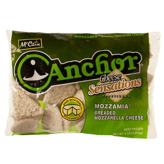 McCain Mozzamia Breaded Mozzarella Cheese - Appetizer, 4 Pound - 2 per case.