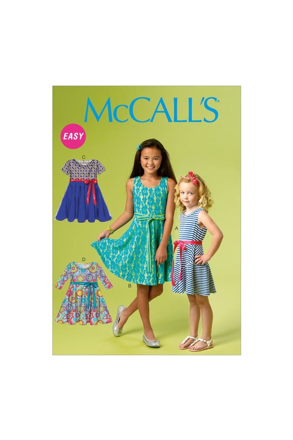 McCall PatternChidren's/Girls' Dresses-7-8-10-12-14