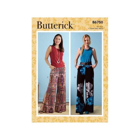Butterick Paper Sewing Pattern 6750 - Shorts and Trousers for Women