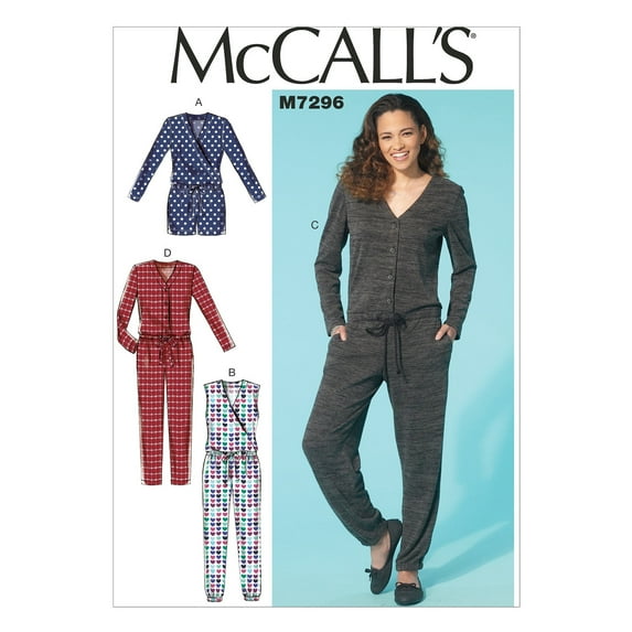 McCall Pattern m7296 - Misses Romper & Jumpsuits