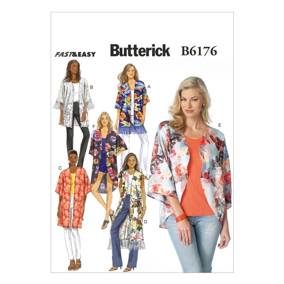 Butterick Paper Sewing Pattern 6176 - Tops for Women