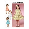 thumbnail image 1 of Butterick Paper Sewing Pattern 6201 - Dresses for Kids, 1 of 4