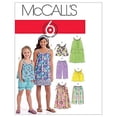 thumbnail image 1 of McCalls Paper Sewing Pattern 5797 - Dresses and Trousers and Shorts and Tops for Kids, Teenagers, 1 of 6