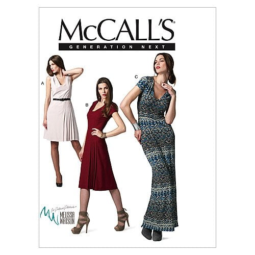 McCall Patterns M6433 Misses' Dresses in 3 Lengths, Size DD (12-14-16-18)