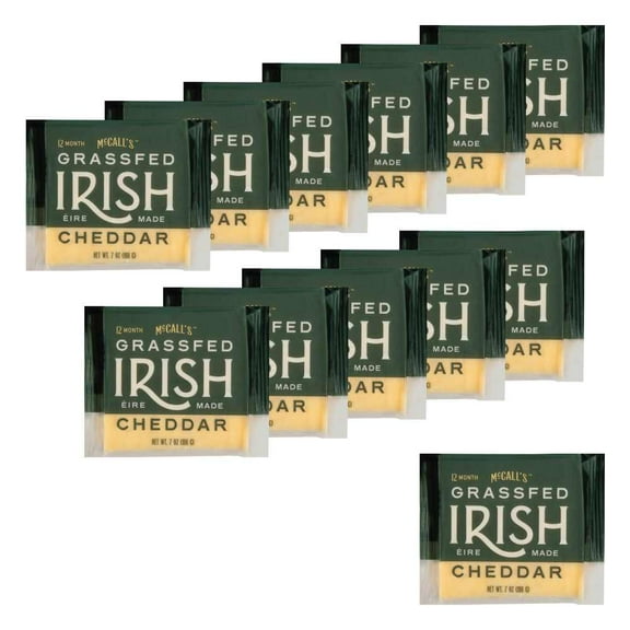 McCall's 12 Month Irish Grassfed Cheddar Cheese, 7OZ, 12 Pack