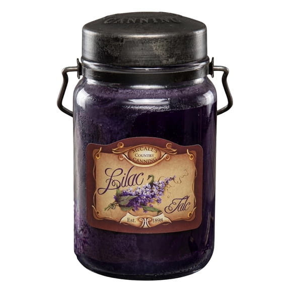 McCall’s Candles | Lilac | 26 oz Scented Candle | USA-Poured | Vintage Rustic Jar | Blooming Lilac & Spring Breeze Fragrance