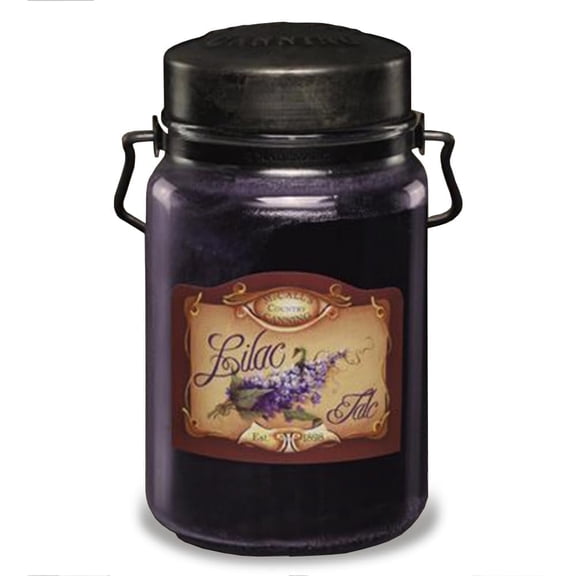 McCall’s Candles | Lilac | 26 oz Scented Candle | USA-Poured | Vintage Rustic Jar | Blooming Lilac & Spring Breeze Fragrance