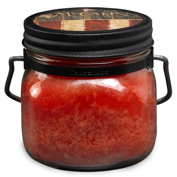 McCall’s Candles | Apples & Pumpkins | 16 oz Two-Wick Scented Candle | USA-Poured | Vintage Mason Jar | Apple, Pumpkin, Spice & Cedarwood Fragrance