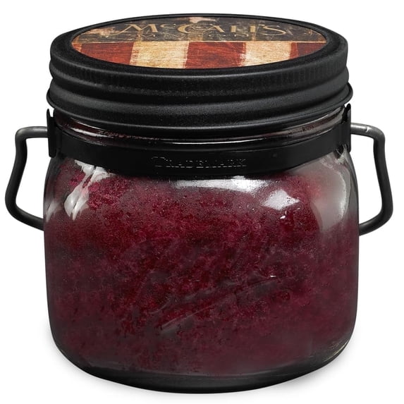 McCall’s Candles | Chocolate & Berries | 16 oz Two-Wick Scented Candle | USA-Poured | Vintage Mason Jar | Raspberry & White Chocolate Fragrance