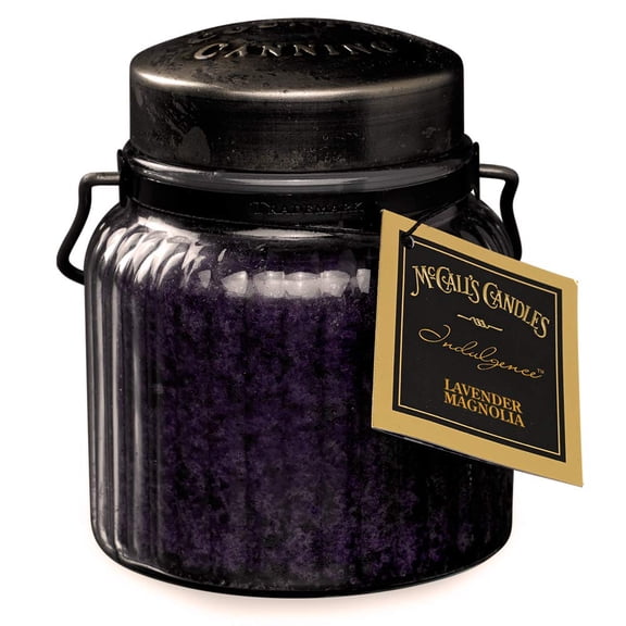 McCall’s Candles | Lavender Magnolia | 18 oz Scented Candle | Indulgence Collection | Double-Wick | Grooved Jar | Poured in USA | Calming Floral Aromatherapy Fragrance