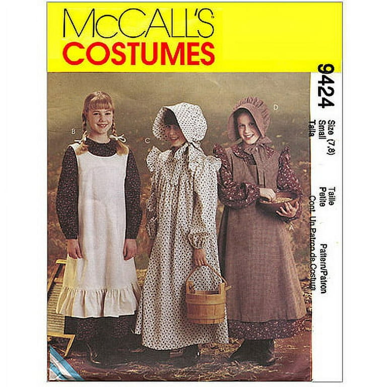 McCall's 9424 pioneer costume