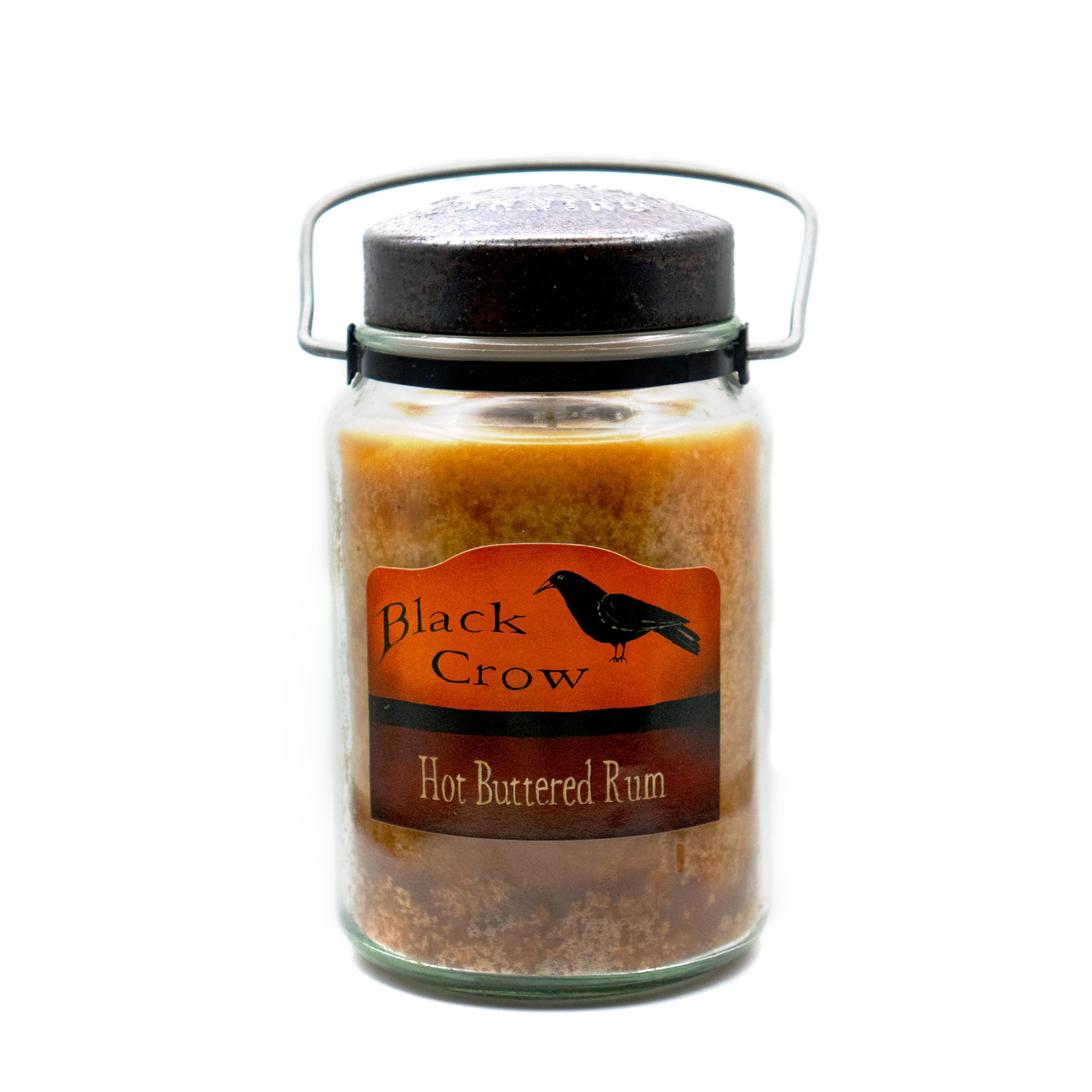 McCall’s Candles | Hot Buttered Rum | 26 oz Scented Candle | USA-Poured | Vintage Rustic Jar | Warm Buttery Spiced Rum Fragrance