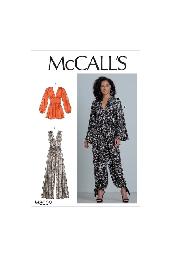 Pattern: Misses' Romper and Jumpsuits Sizes 14-16-18-20-22