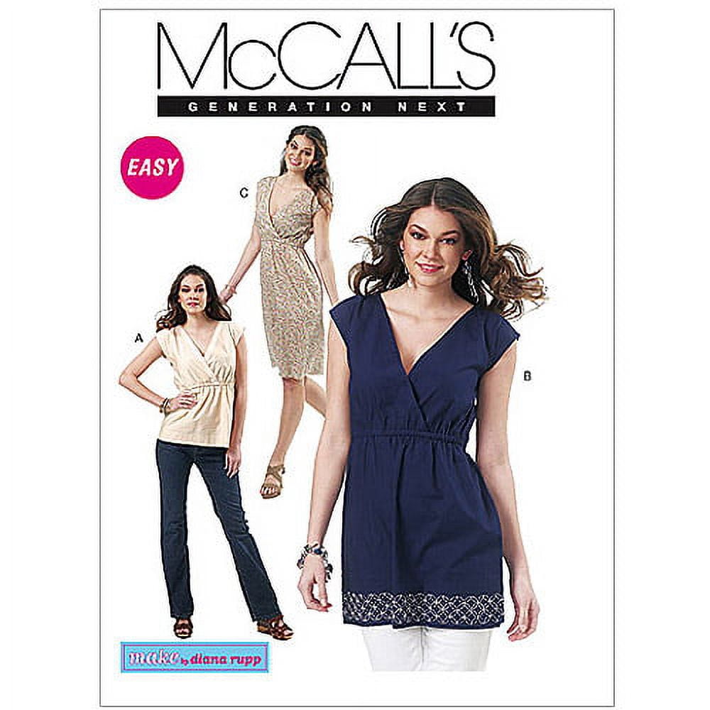 McCall's Pattern Misses' Top, Tunic and Dress, Z (L, XL)