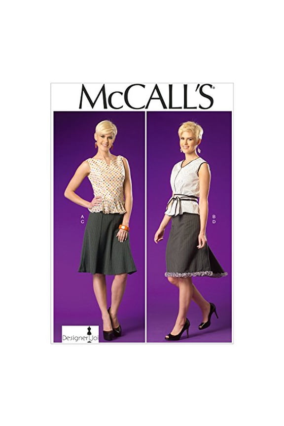 Patterns M7017 Misses' Tops, A5 (6-8-10-12-14)